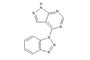 4-(benzotriazol-1-yl)-1H-pyrazolo[3,4-d]pyrimidine