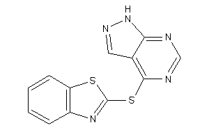 2-(1H-pyrazolo[3,4-d]pyrimidin-4-ylthio)-1,3-benzothiazole