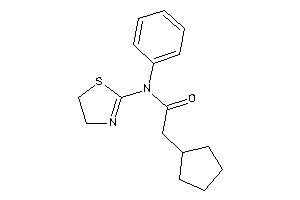 2-cyclopentyl-N-phenyl-N-(2-thiazolin-2-yl)acetamide