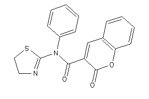 2-keto-N-phenyl-N-(2-thiazolin-2-yl)chromene-3-carboxamide