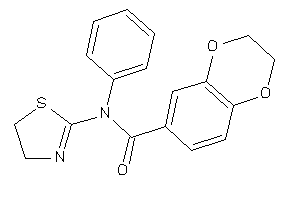 N-phenyl-N-(2-thiazolin-2-yl)-2,3-dihydro-1,4-benzodioxine-6-carboxamide