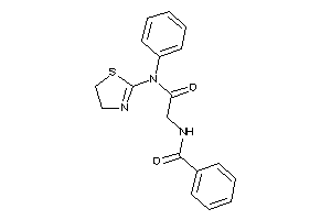 N-[2-keto-2-[N-(2-thiazolin-2-yl)anilino]ethyl]benzamide