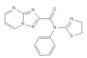 N-phenyl-N-(2-thiazolin-2-yl)-[1,2,4]triazolo[1,5-a]pyrimidine-2-carboxamide