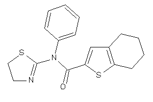 N-phenyl-N-(2-thiazolin-2-yl)-4,5,6,7-tetrahydrobenzothiophene-2-carboxamide