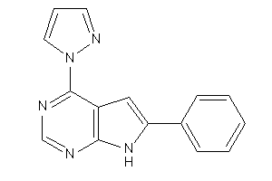 6-phenyl-4-pyrazol-1-yl-7H-pyrrolo[2,3-d]pyrimidine