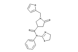 1-(2-furfuryl)-5-keto-N-phenyl-N-(2-thiazolin-2-yl)pyrrolidine-3-carboxamide