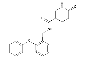 6-keto-N-[(2-phenoxy-3-pyridyl)methyl]nipecotamide