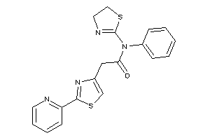 N-phenyl-2-[2-(2-pyridyl)thiazol-4-yl]-N-(2-thiazolin-2-yl)acetamide