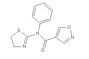 N-phenyl-N-(2-thiazolin-2-yl)isoxazole-4-carboxamide