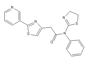 N-phenyl-2-[2-(3-pyridyl)thiazol-4-yl]-N-(2-thiazolin-2-yl)acetamide