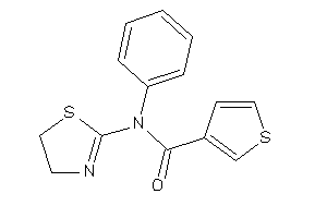 N-phenyl-N-(2-thiazolin-2-yl)thiophene-3-carboxamide