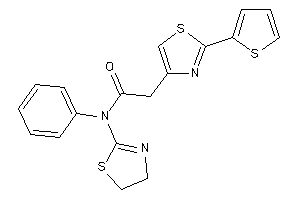 N-phenyl-N-(2-thiazolin-2-yl)-2-[2-(2-thienyl)thiazol-4-yl]acetamide