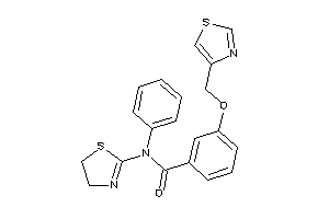 N-phenyl-N-(2-thiazolin-2-yl)-3-(thiazol-4-ylmethoxy)benzamide