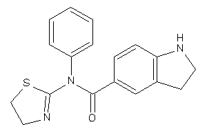 N-phenyl-N-(2-thiazolin-2-yl)indoline-5-carboxamide