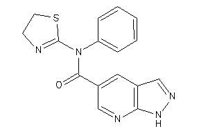 N-phenyl-N-(2-thiazolin-2-yl)-1H-pyrazolo[3,4-b]pyridine-5-carboxamide