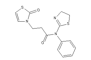 3-(2-keto-4-thiazolin-3-yl)-N-phenyl-N-(2-thiazolin-2-yl)propionamide