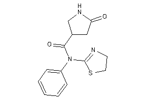 5-keto-N-phenyl-N-(2-thiazolin-2-yl)pyrrolidine-3-carboxamide