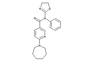 6-(azepan-1-yl)-N-phenyl-N-(2-thiazolin-2-yl)nicotinamide