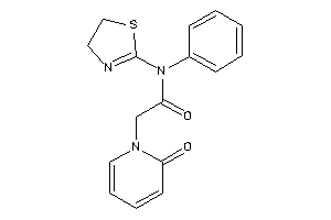 2-(2-keto-1-pyridyl)-N-phenyl-N-(2-thiazolin-2-yl)acetamide