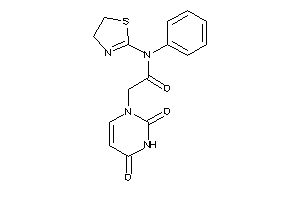 2-(2,4-diketopyrimidin-1-yl)-N-phenyl-N-(2-thiazolin-2-yl)acetamide