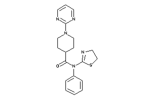 N-phenyl-1-(2-pyrimidyl)-N-(2-thiazolin-2-yl)isonipecotamide