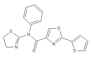 N-phenyl-N-(2-thiazolin-2-yl)-2-(2-thienyl)oxazole-4-carboxamide