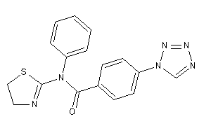 N-phenyl-4-(tetrazol-1-yl)-N-(2-thiazolin-2-yl)benzamide