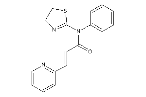 N-phenyl-3-(2-pyridyl)-N-(2-thiazolin-2-yl)acrylamide