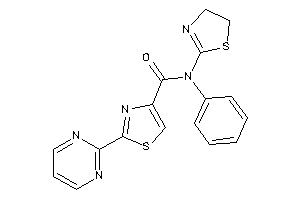 N-phenyl-2-(2-pyrimidyl)-N-(2-thiazolin-2-yl)thiazole-4-carboxamide