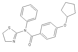 4-(cyclopentoxy)-N-phenyl-N-(2-thiazolin-2-yl)benzamide