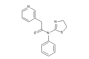 N-phenyl-2-(3-pyridyl)-N-(2-thiazolin-2-yl)acetamide