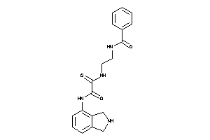 N-(2-benzamidoethyl)-N'-isoindolin-4-yl-oxamide