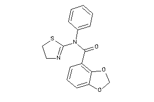 N-phenyl-N-(2-thiazolin-2-yl)-1,3-benzodioxole-4-carboxamide