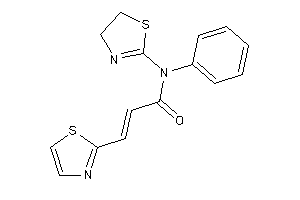 N-phenyl-N-(2-thiazolin-2-yl)-3-thiazol-2-yl-acrylamide