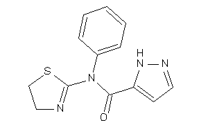 N-phenyl-N-(2-thiazolin-2-yl)-1H-pyrazole-5-carboxamide