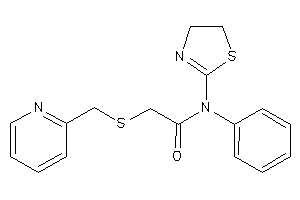 N-phenyl-2-(2-pyridylmethylthio)-N-(2-thiazolin-2-yl)acetamide