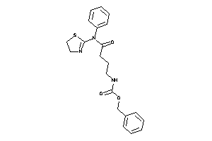 N-[4-keto-4-[N-(2-thiazolin-2-yl)anilino]butyl]carbamic Acid Benzyl Ester