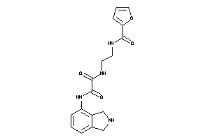 N-[2-(2-furoylamino)ethyl]-N'-isoindolin-4-yl-oxamide