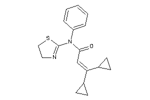 3,3-dicyclopropyl-N-phenyl-N-(2-thiazolin-2-yl)acrylamide