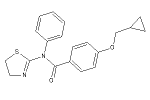 4-(cyclopropylmethoxy)-N-phenyl-N-(2-thiazolin-2-yl)benzamide