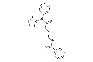 N-[4-keto-4-[N-(2-thiazolin-2-yl)anilino]butyl]benzamide