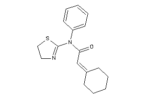 2-cyclohexylidene-N-phenyl-N-(2-thiazolin-2-yl)acetamide