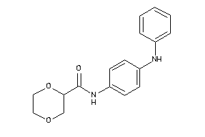 N-(4-anilinophenyl)-1,4-dioxane-2-carboxamide