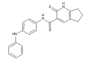 N-(4-anilinophenyl)-2-keto-1,5,6,7-tetrahydro-1-pyrindine-3-carboxamide