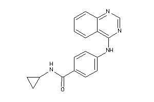 N-cyclopropyl-4-(quinazolin-4-ylamino)benzamide