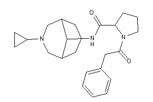 N-(7-cyclopropyl-7-azabicyclo[3.3.1]nonan-9-yl)-1-(2-phenylacetyl)pyrrolidine-2-carboxamide