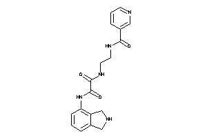 N'-isoindolin-4-yl-N-(2-nicotinamidoethyl)oxamide