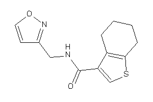 N-(isoxazol-3-ylmethyl)-4,5,6,7-tetrahydrobenzothiophene-3-carboxamide