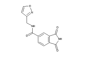 N-(isoxazol-3-ylmethyl)-1,3-diketo-isoindoline-5-carboxamide