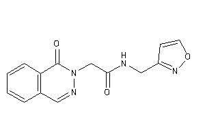 N-(isoxazol-3-ylmethyl)-2-(1-ketophthalazin-2-yl)acetamide